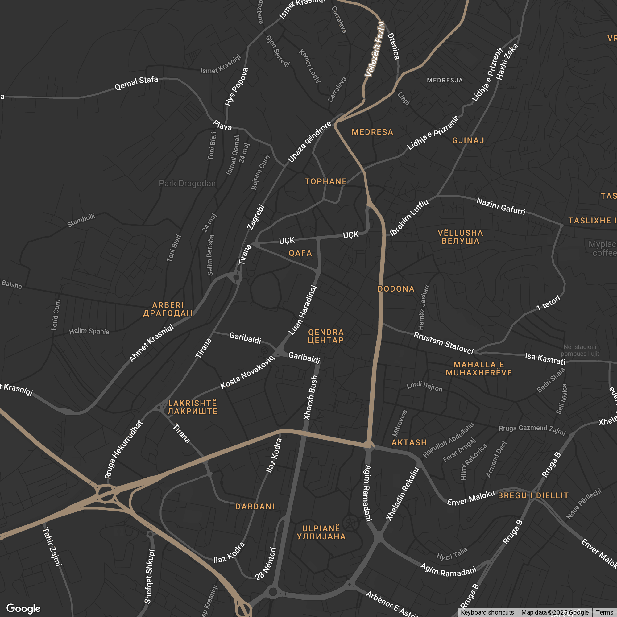 Pristina Map